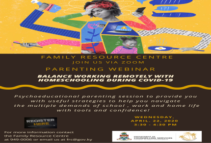Paretng Webinar: How to balance remote working with homeschooling 22 April 2020
