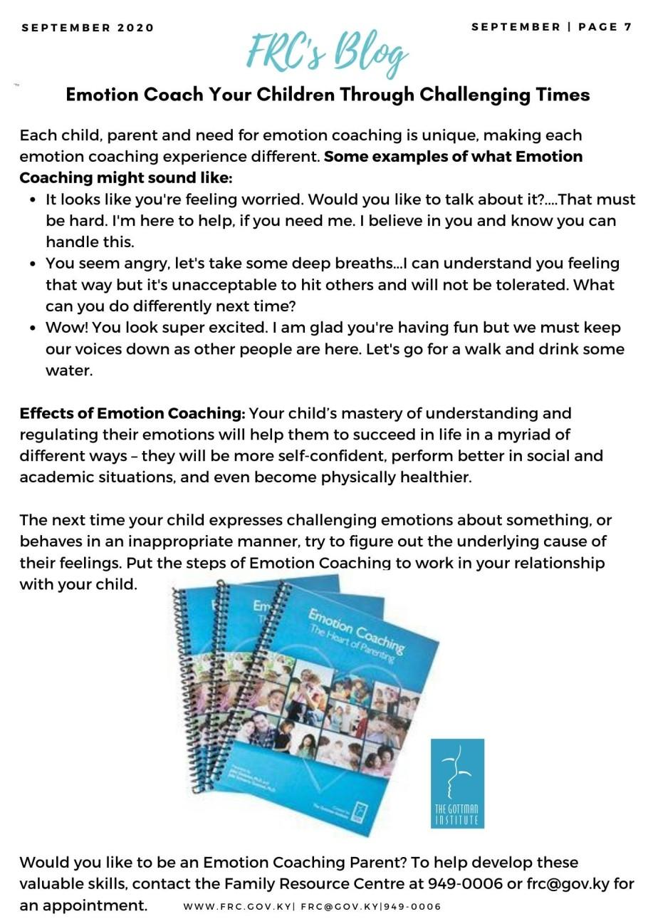 Emotion Coach your Children through Challenging Times